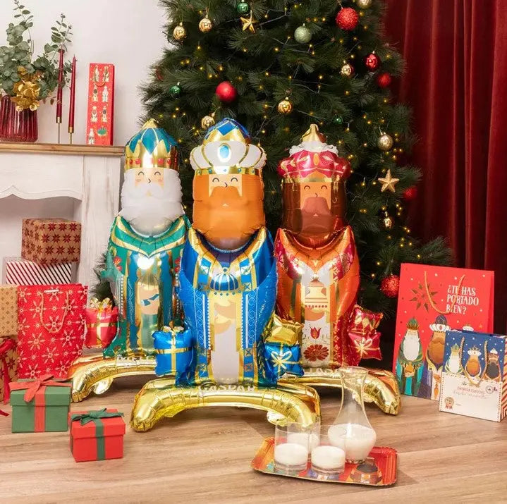Globos Personalizados Reyes Magos para Fiestas, ideales para decorar y regalar con nombres, perfectos para celebraciones en La Coruña.