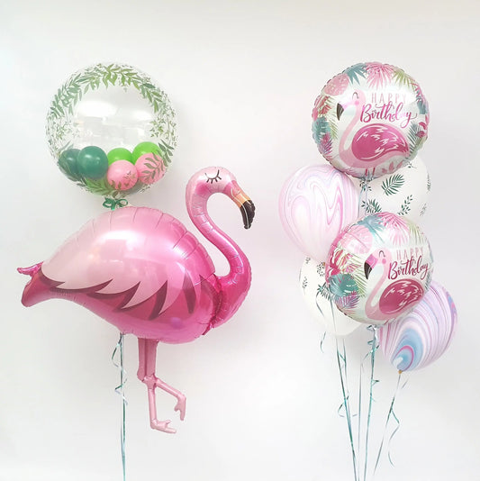 Balloon Kit Flamingo Birthday - Parada Obligada