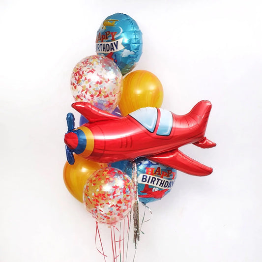 Bouquet de Globos Airplane Red - Parada Obligada